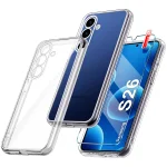 Etui do Samsung Galaxy S26 bezbarwne wzmacniane ze szkłem