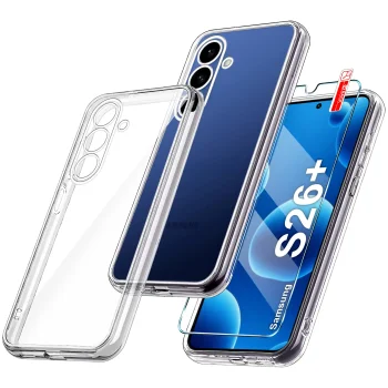 Etui do Samsung Galaxy S26+ Plus bezbarwne wzmacniane ze szkłem