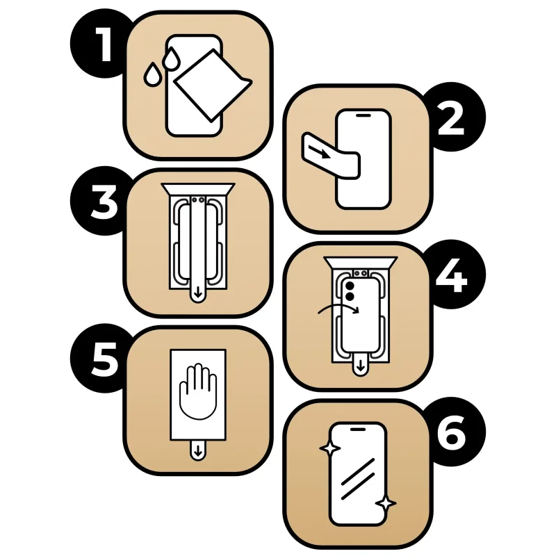 Instrukcja montażu szkła hartowanego do Samsung Galaxy S25 Edge – krok po kroku aplikacja ochrony ekranu