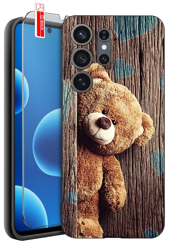 Etui do Samsung Galaxy S26 Ultra różne fajne wzory - motyw misia