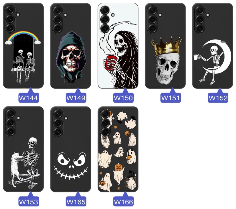 Case halloweenowe do Samsung Galaxy S26+ Plus - motywy spooky, straszne wzory, szkielety