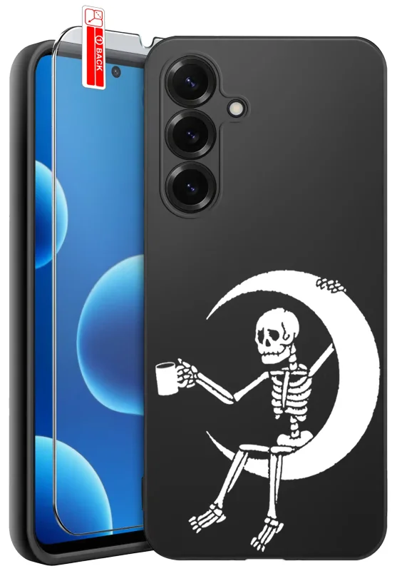 Etui halloweenowe do Samsung Galaxy S26+ Plus - motyw szkieletu