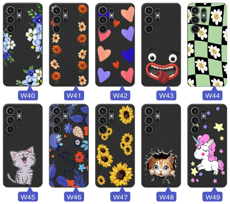 Kolekcja etui z wzorem do Samsung Galaxy S26 Ultra - śmieszne, fajne, kolorowe