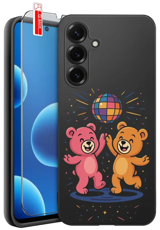 Etui do Samsung Galaxy S26 z misiami ze szkłem hartowanym