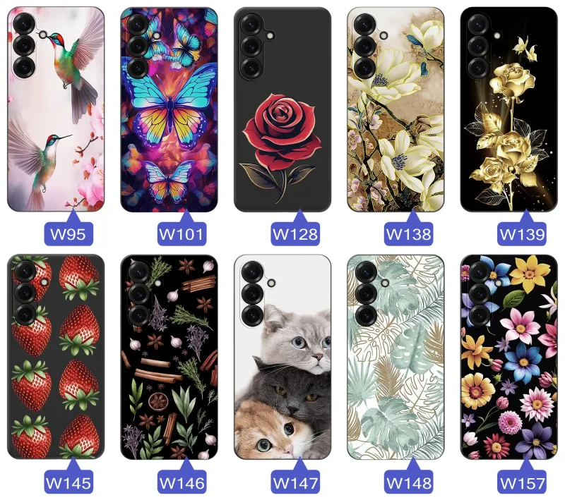 Różne etui dla babci do Samsung Galaxy S26 – rośliny, róże i kolorowe kompozycje