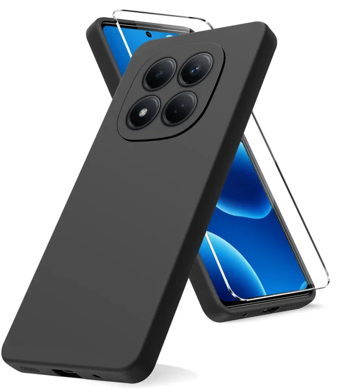 Etui ochronne do Xiaomi Redmi Note 15 Pro 5G w kolorze czarnym – elastyczna konstrukcja i precyzyjne wycięcia na aparat