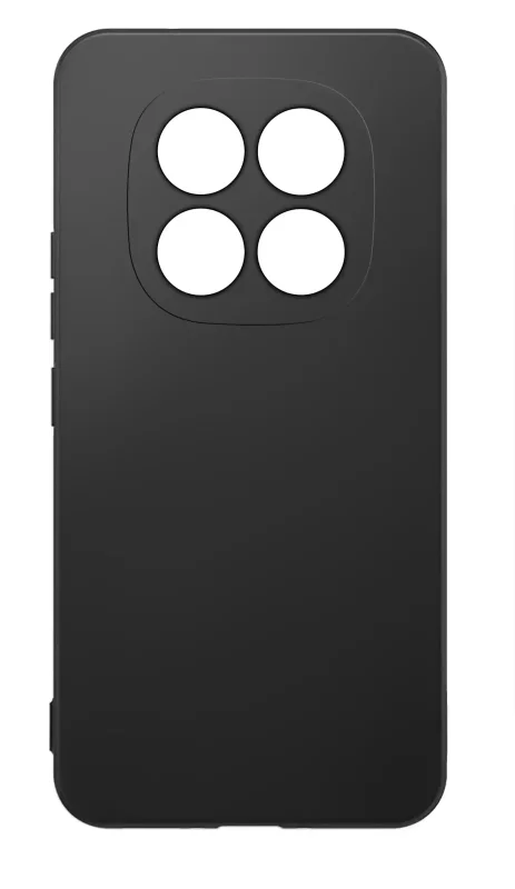 Matowe etui silikonowe do Xiaomi Redmi Note 15 Pro 5G – minimalistyczny design, czarny kolor i pełna ochrona obudowy
