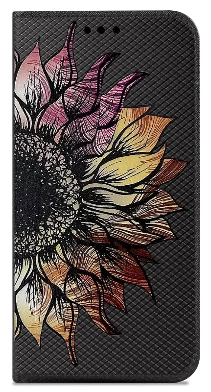 Etui z klapką do Xiaomi Redmi Note 15 5G z kwiatem