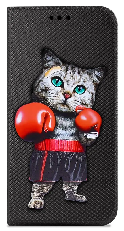 Etui z klapką do Xiaomi Redmi Note 15 5G z kotem