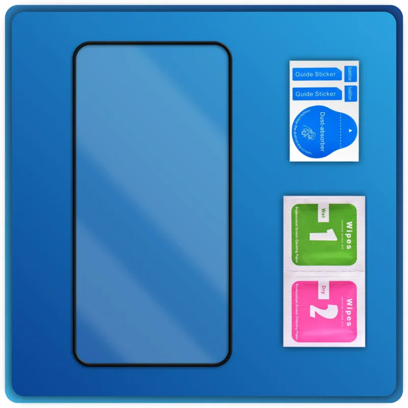 Zestaw szkła 5D do Xiaomi Redmi Note 15 4G /  5G z akcesoriami montażowymi