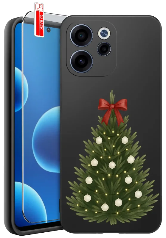 Etui świąteczne do Oppo Reno 15 F / 15 FS 5G z choinką