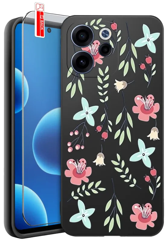 Etui na Dzień Babci do Oppo Reno 15 F / 15 FS 5G z wzorem kwiatków