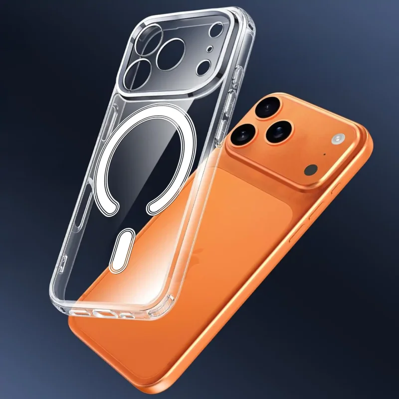 Etui z Magsafe elastyczne, przeźroczyste do iPhone 17 Pro