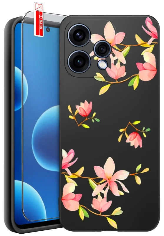Etui na Dzień Babci do Oppo Reno 15 5G z wzorem kwiatków