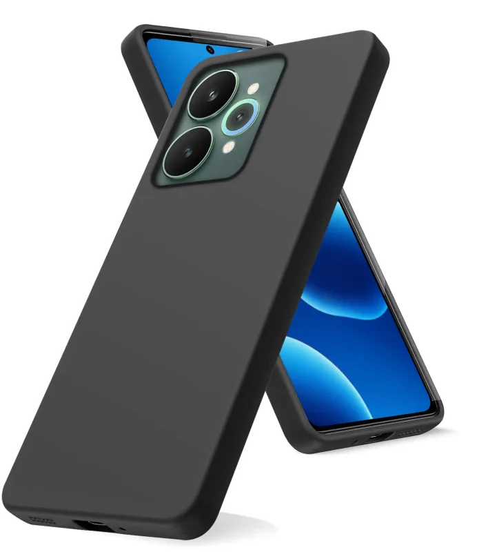 Etui ochronne do Realme 15 5G / 15 Pro 5G w kolorze czarnym – elastyczna konstrukcja i precyzyjne wycięcia na aparat