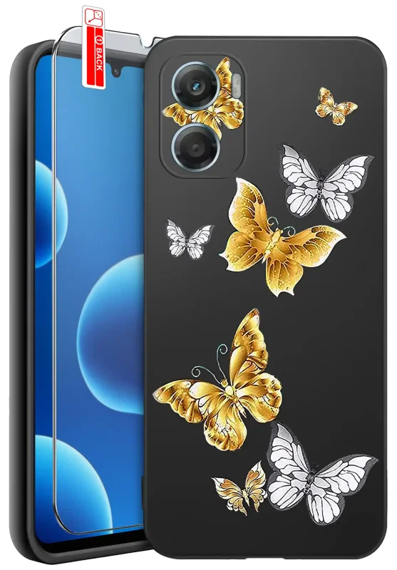 Etui na Dzień Babci do Motorola Moto G06 / G06 Power z wzorem motyli
