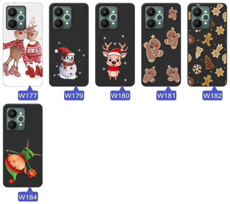 Case do Realme 15 5G / 15 Pro 5G z wzorem świątecznym