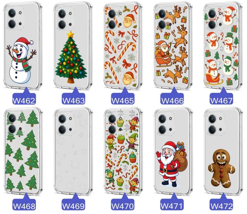Kolekcja wzorów świątecznych do Xiaomi Redmi 15C 5G - różne wzory zimowe i świąteczne