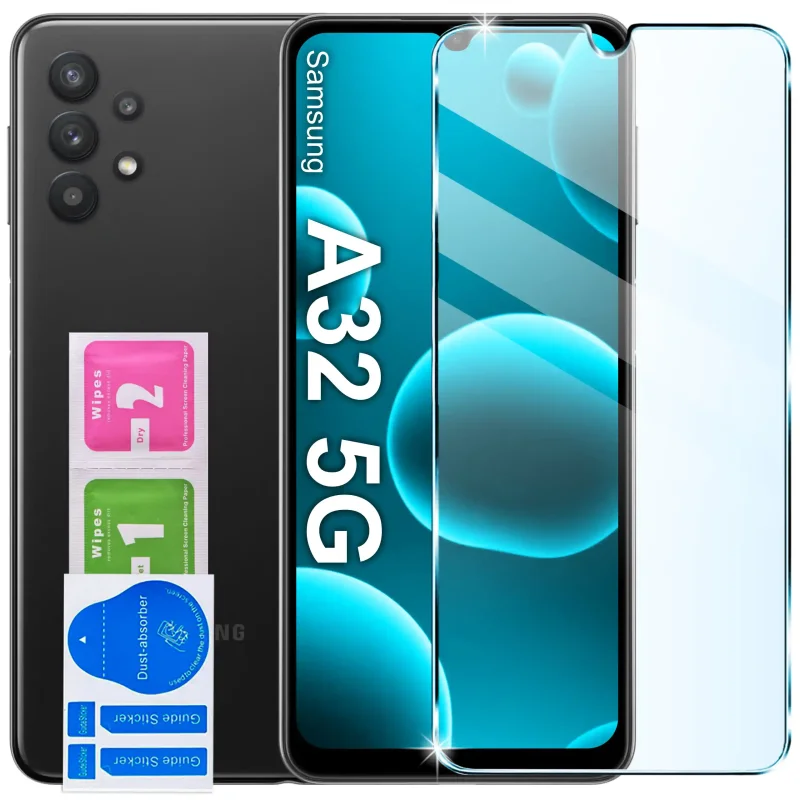 Szkło hartowane 9H do Samsung Galaxy A32 5G z zestawem montażowym
