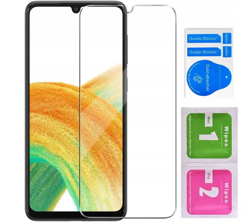 Szkło hartowane 9H do Samsung Galaxy A33 5G z akcesoriami do montażu