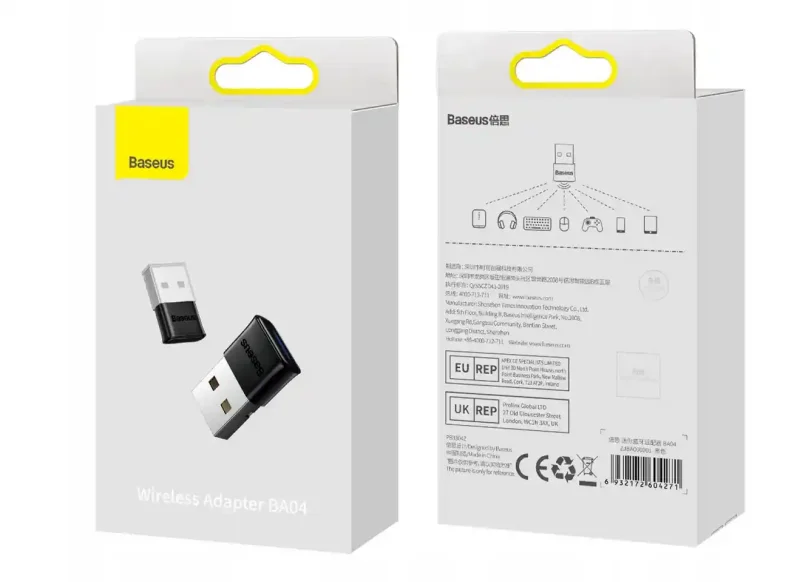 Opakowanie mini adaptera Bluetooth 5.1 USB Baseus