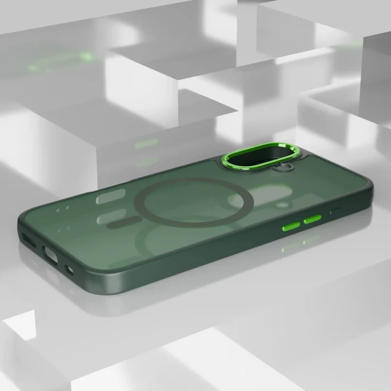 Zielony case z MagSafe do iPhone 16