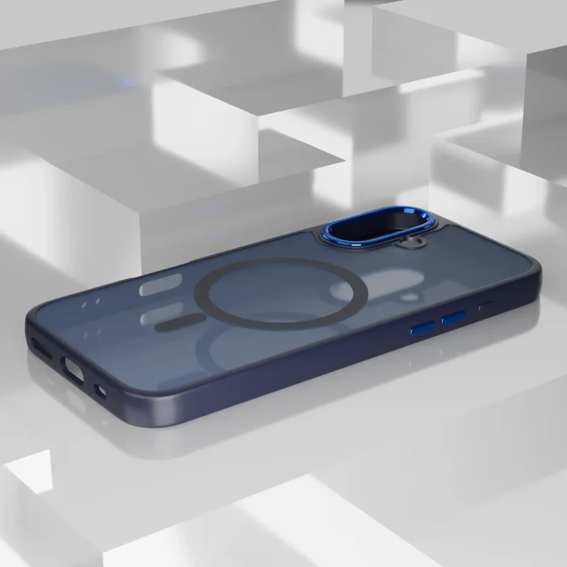 Granatowy case z MagSafe do iPhone 16