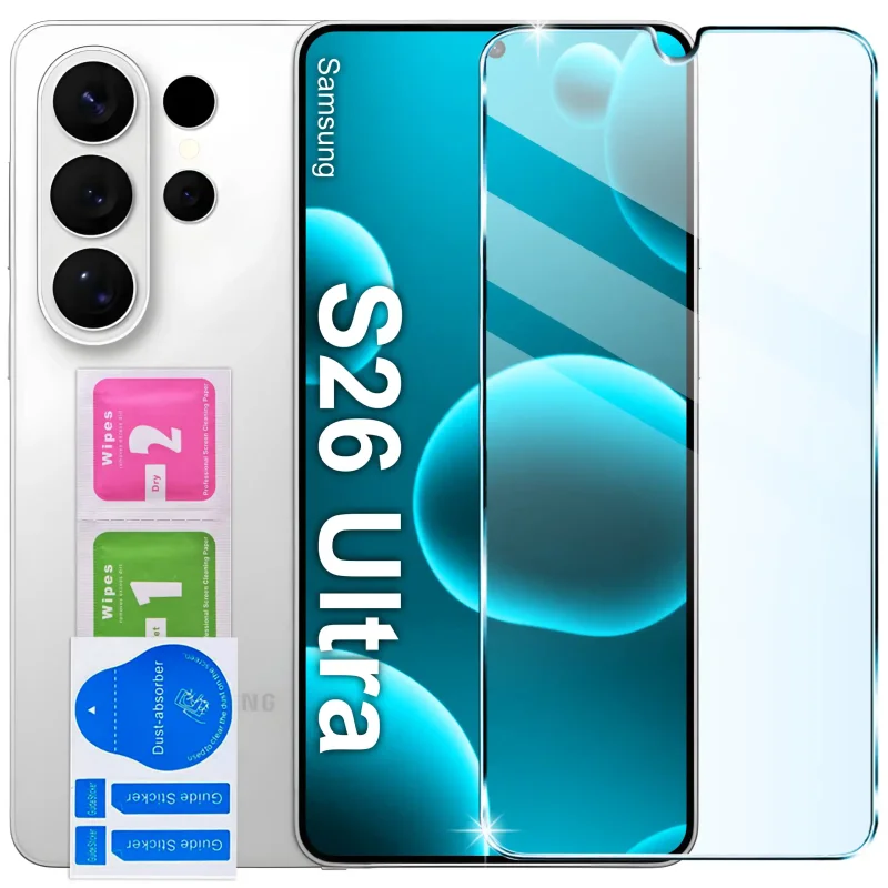 Szkło ochronne 9H do Samsung Galaxy S26 Ultra z zestawem montażowym