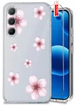 Etui do Samsung Galaxy S25 przezroczyste różne wzory wiosenne ze szkłem