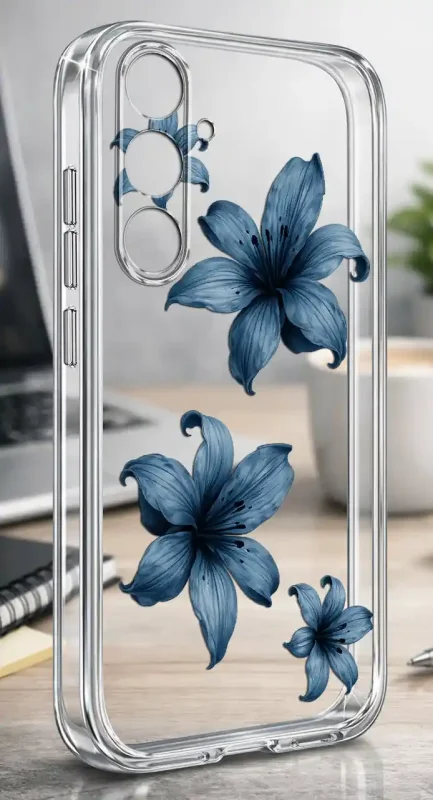 Przezroczyste etui wiosna Samsung Galaxy S23 FE z motylami