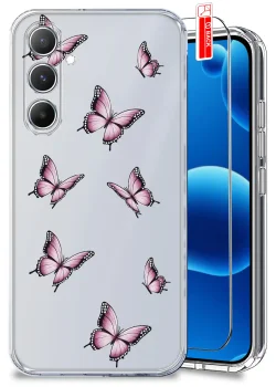 Etui do Samsung Galaxy S26 przezroczyste różne wzory wiosenne ze szkłem