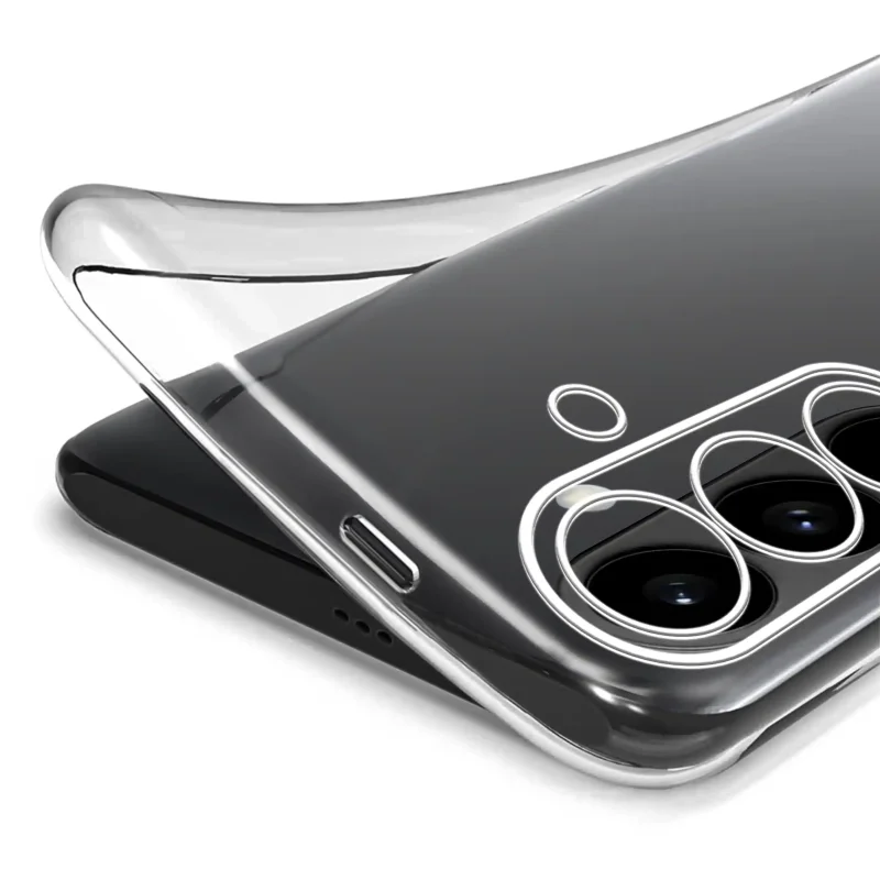Elastyczne etui silikonowe Clear Case do Samsung Galaxy S26 – transparentna struktura i dopasowanie do obudowy