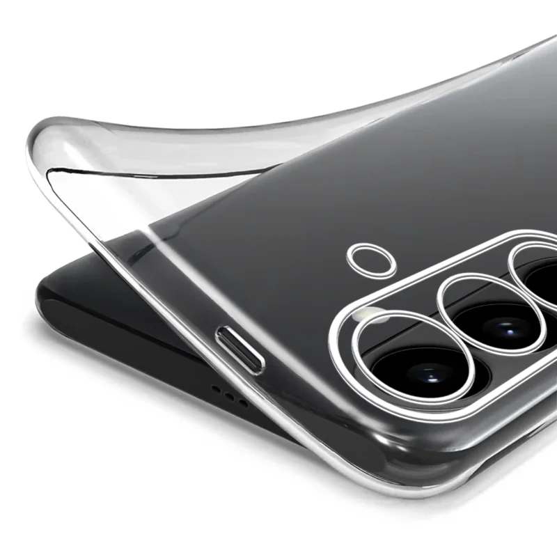 Elastyczne etui silikonowe Clear Case do Samsung Galaxy S26 Plus – transparentna struktura i dopasowanie do obudowy