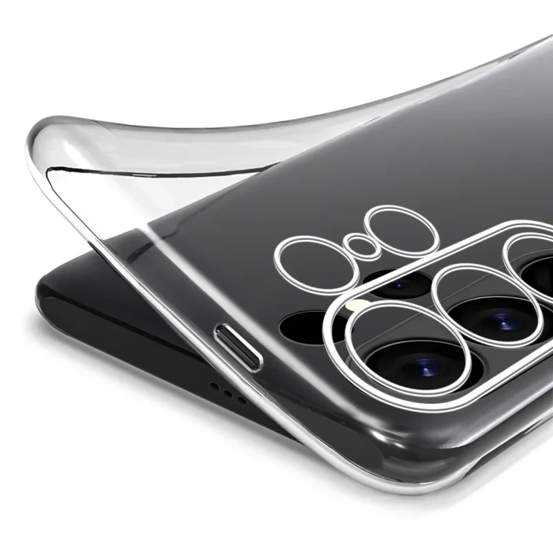 Elastyczne etui silikonowe Clear Case do Samsung Galaxy S26 Ultra – transparentna struktura i dopasowanie do obudowy