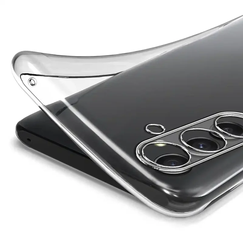Elastyczne etui silikonowe Clear Case do Samsung Galaxy M35 5G – transparentna struktura i dopasowanie do obudowy
