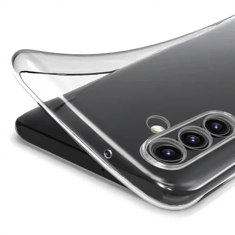 Elastyczne etui silikonowe Clear Case do Samsung Galaxy A14 – transparentna struktura i dopasowanie do obudowy
