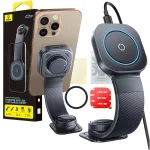 Uchwyt na telefon do samochodu Baseus magnetyczny z ładowarką indukcyjną MagSafe