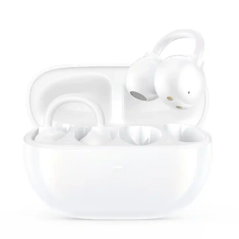 Słuchawki bezprzewodowe douszne BWOO Bluetooth BW39 TWS białe