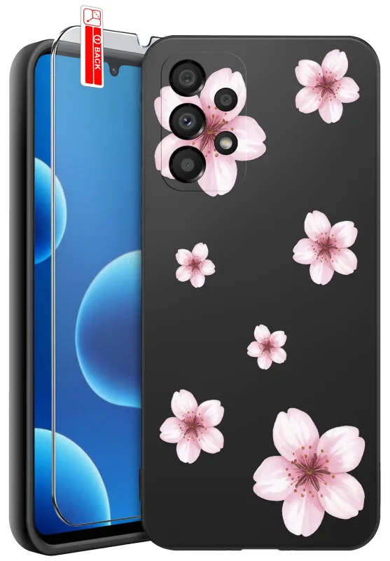 Etui wiosenne do Samsung Galaxy A13 4G z kwiatkami
