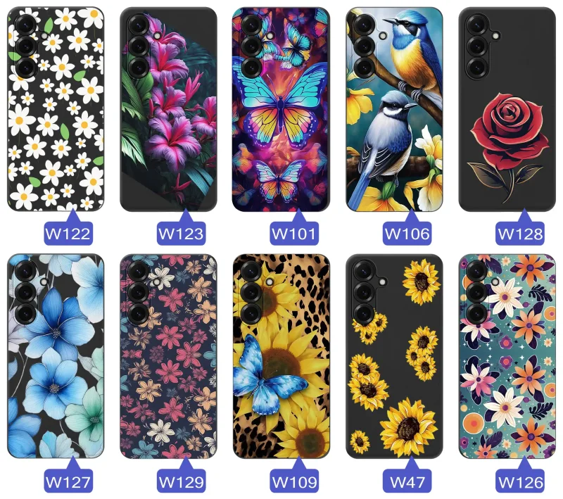 Kolekcja etui wiosna Samsung Galaxy S26 – wiosenne wzory kwiaty owady i motywy natury