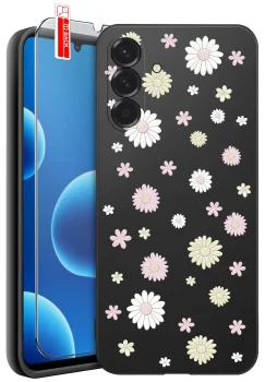 Etui do Samsung Galaxy A17 5G różne wzory wiosenne ze szkłem