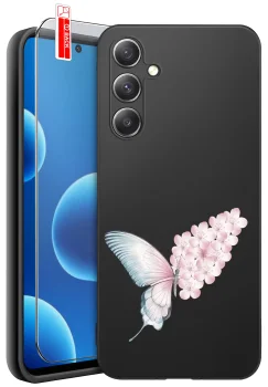 Etui do Samsung Galaxy S24 FE różne wzory wiosenne ze szkłem