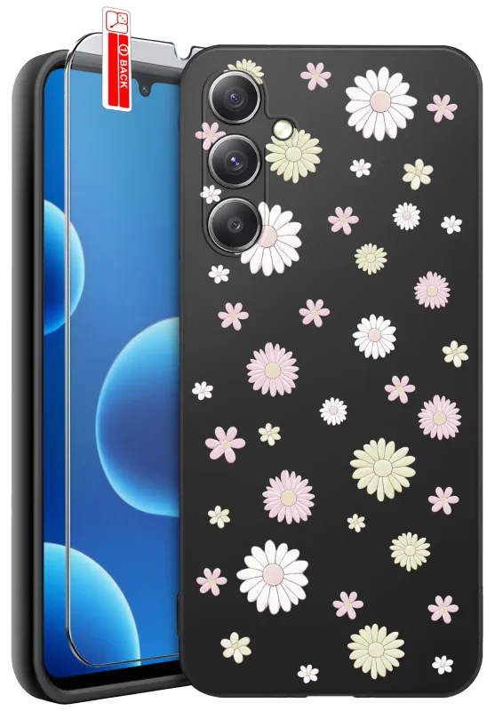 Etui wiosenne do Samsung Galaxy A14 5G w kwiatki