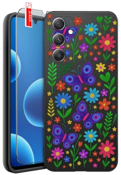 Etui do Samsung Galaxy M15 5G różne wzory wiosenne ze szkłem