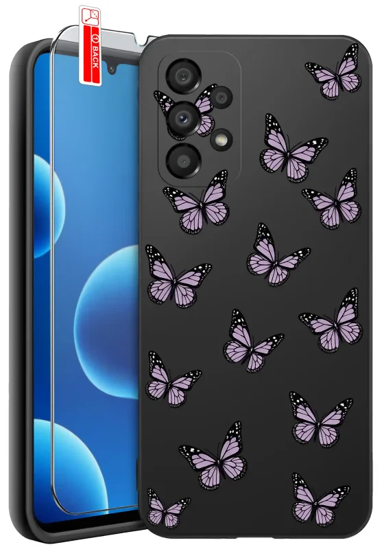 Etui wiosenne do Samsung Galaxy A33 5G z kwiatkami