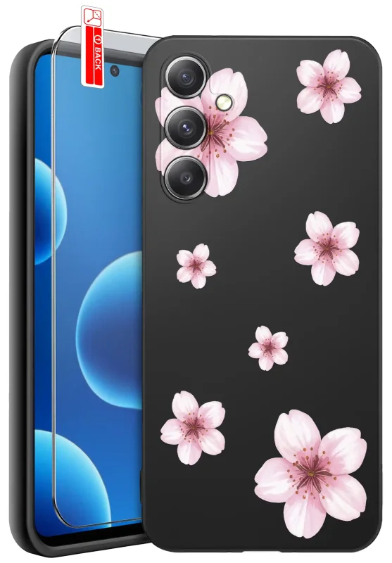 Etui wiosenne do Samsung Galaxy S24+ Plus z kwiatkami