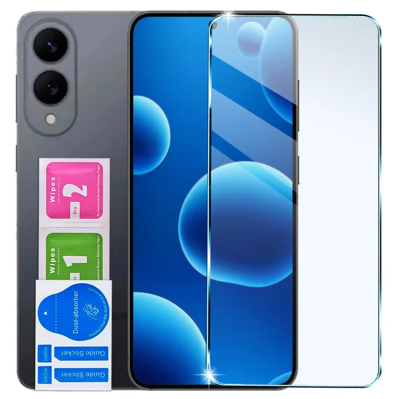 Szkło hartowane 9H Samsung Galaxy S25 Edge – ochrona ekranu z akcesoriami montażowymi