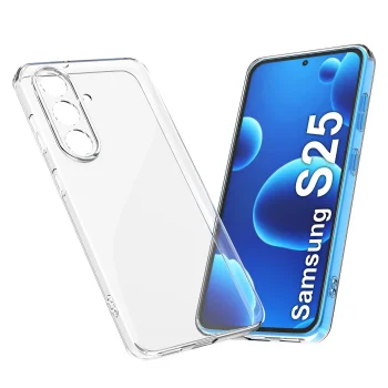 Etui przeźroczyste do Samsung Galaxy S25 wzmacniane