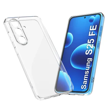 Etui przeźroczyste do Samsung Galaxy S25 Fe wzmacniane