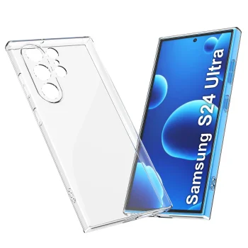 Etui przeźroczyste do Samsung Galaxy S24 Ultra wzmacniane